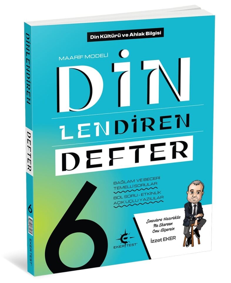 Eker Test Yayınları 6. Sınıf Dinlendiren Defter Din Kültürü ve Ahlak Bilgisi