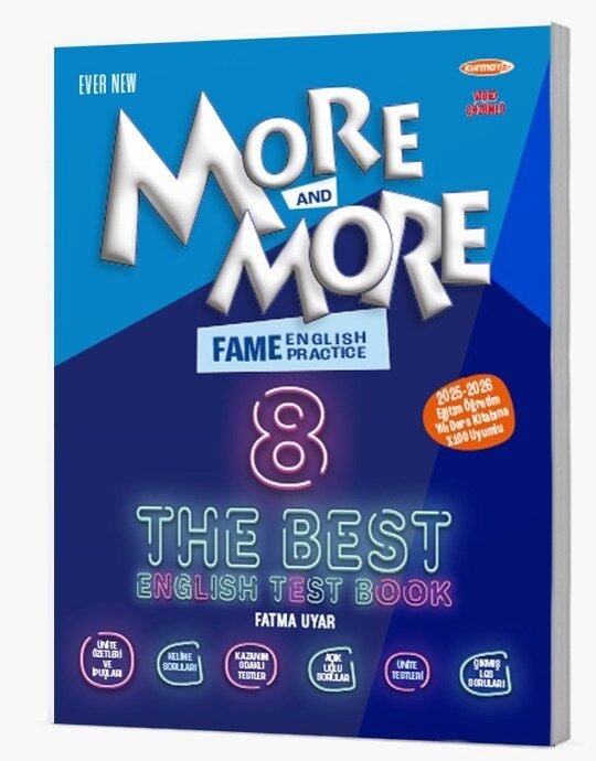 Kurmay ELT 8. Sınıf İngilizce More and More Test Book The Best