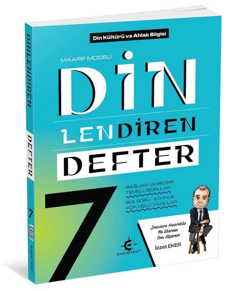 Eker Test Yayınları 7. Sınıf Dinlendiren Defter Din Kültürü ve Ahlak Bilgisi