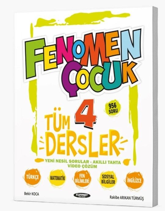 Kurmay Yayınları 4. Sınıf Fenomen Çocuk Tüm Dersler Soru Bankası
