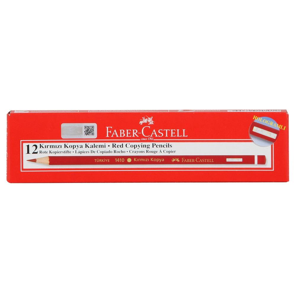 Faber Castell Kırmızı Kopya Kalemi 12 Adet
