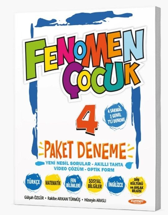 Kurmay Yayınları 4. Sınıf Fenomen Çocuk Deneme Paket Deneme 7'li Deneme