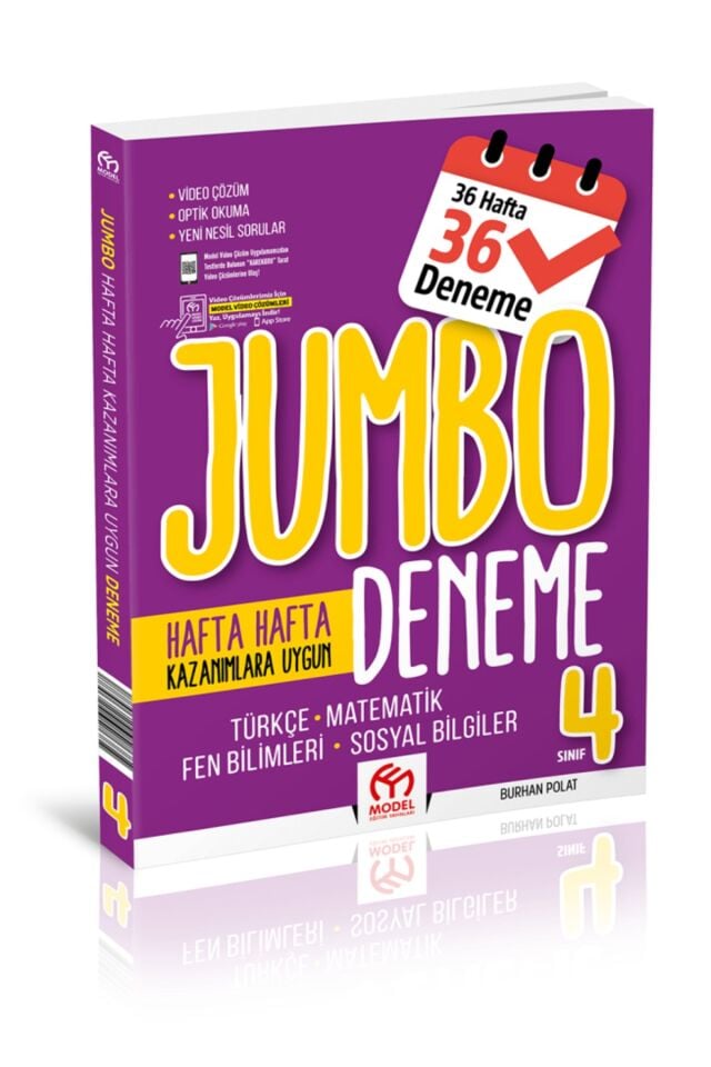 4. Sınıf Jumbo Deneme 36 Hafta 36 Deneme