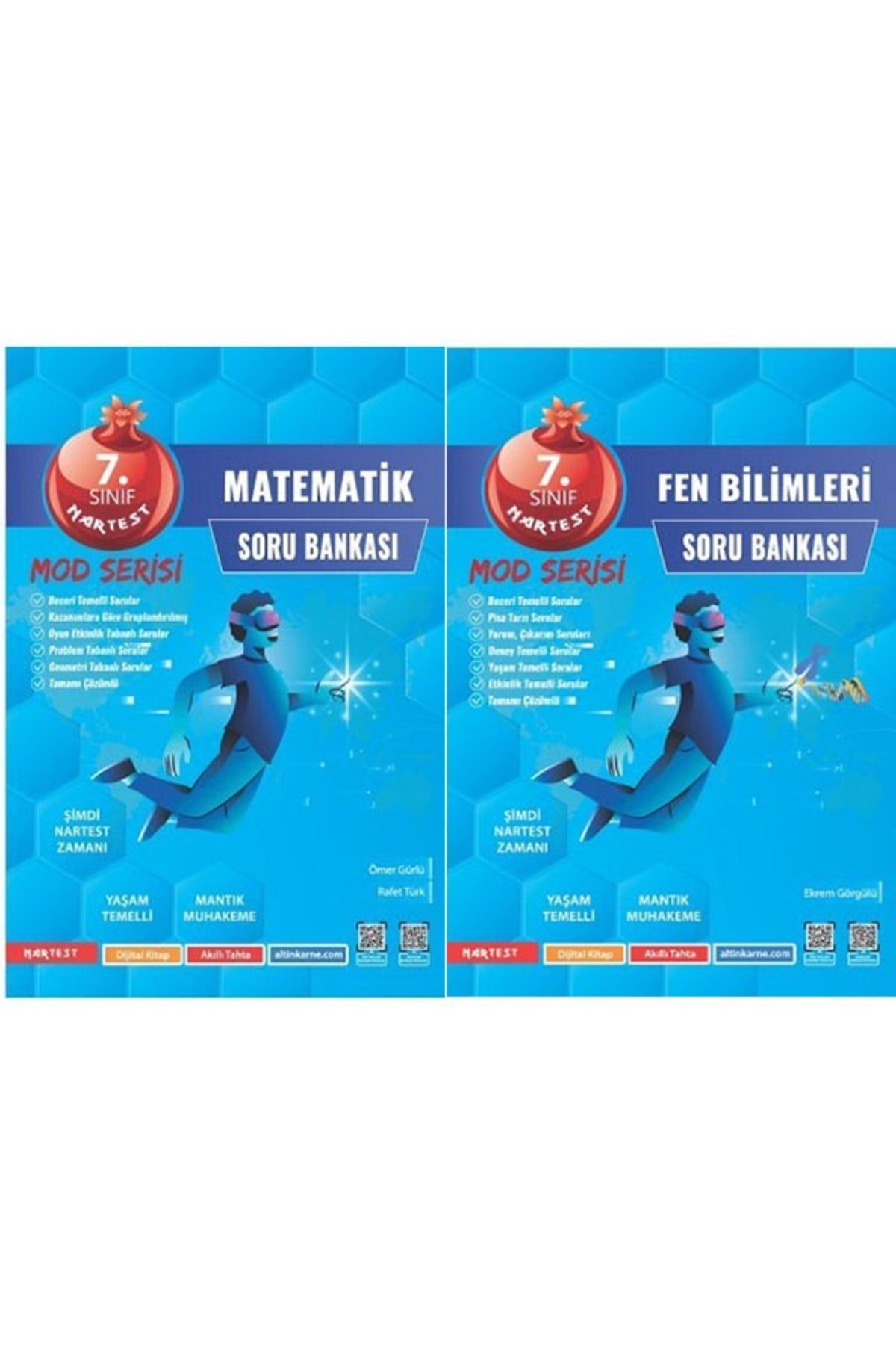 7. Sınıf Mod Matematik ve Fen Bilgisi Soru Bankası 2li Set Ekrem Görgülü