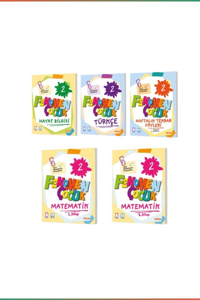 Kurmay Yayınları 2. Sınıf Fenomen Çocuk Seti Tüm Dersler 5 Kitap