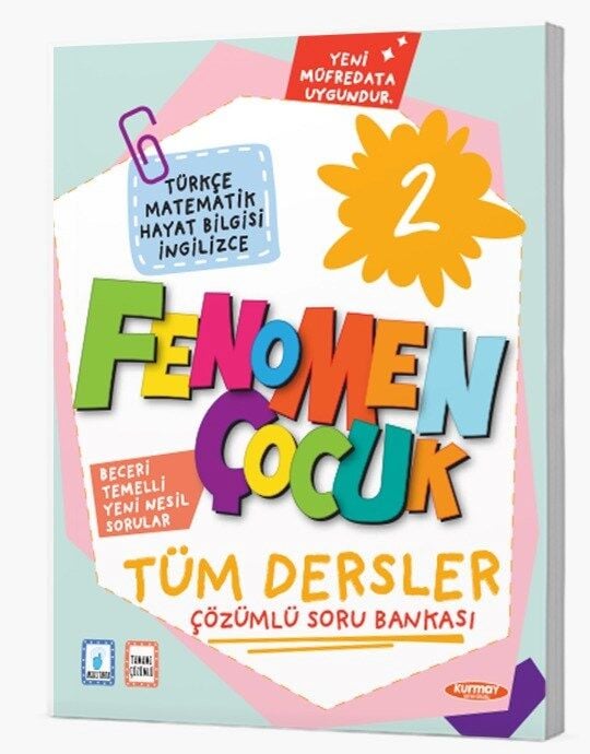 Kurmay Yayınları 2. Sınıf Fenomen Çocuk Tüm Dersler Çözümlü Soru Bankası