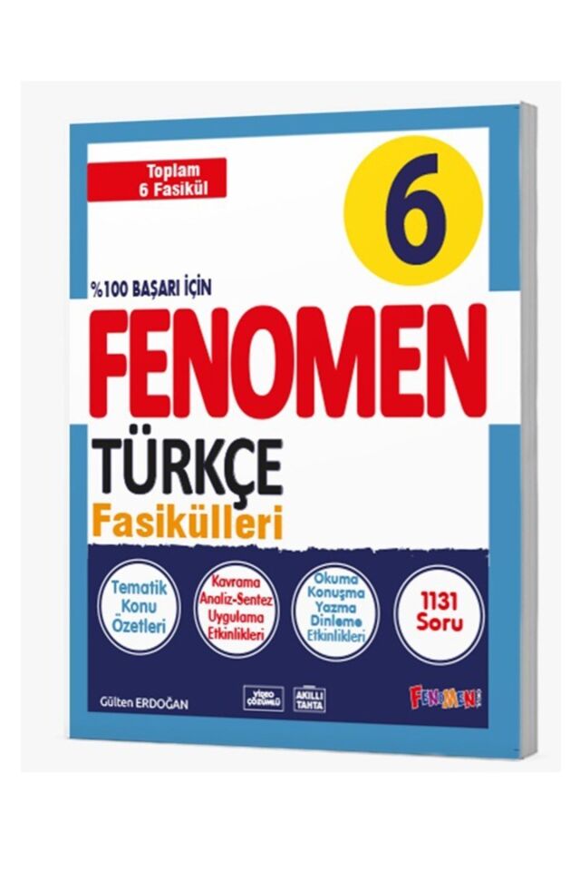 6. Sınıf Fenomen Türkçe Fasikülleri ( 6 Fasikül )