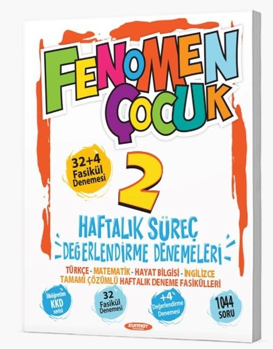 Kurmay Yayınları 2. Sınıf Fenomen Çocuk Haftalık Deneme Süreç Değerlendirme Denemeleri