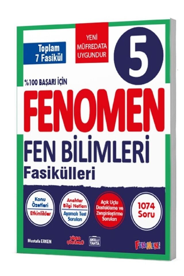 Fenomen Okul 2025 5. Sınıf Fen Bilimleri Fasikül Seti (1-2-3-4-5-6-7) Güncel Müfredat