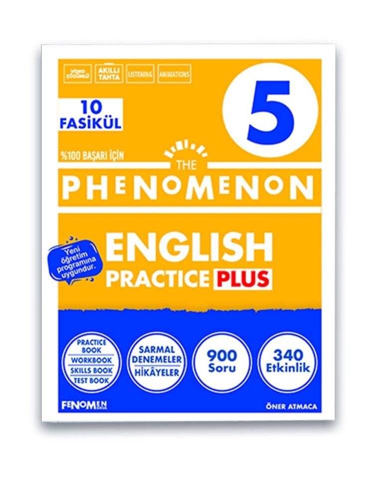Kurmay Fenomen 5. Sınıf İngilizce Phenomenon Practice Plus 10 Fasikül