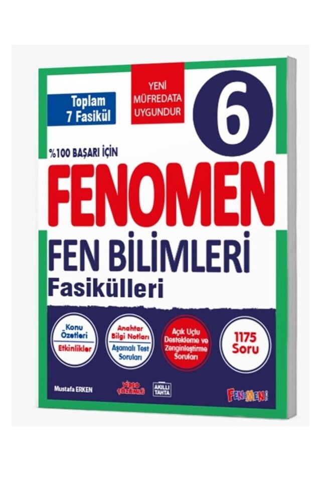 Fenomen Yayınları 6.sınıf Fen Bilimleri Fasikül (Güncel Müfredata 2025-2026)