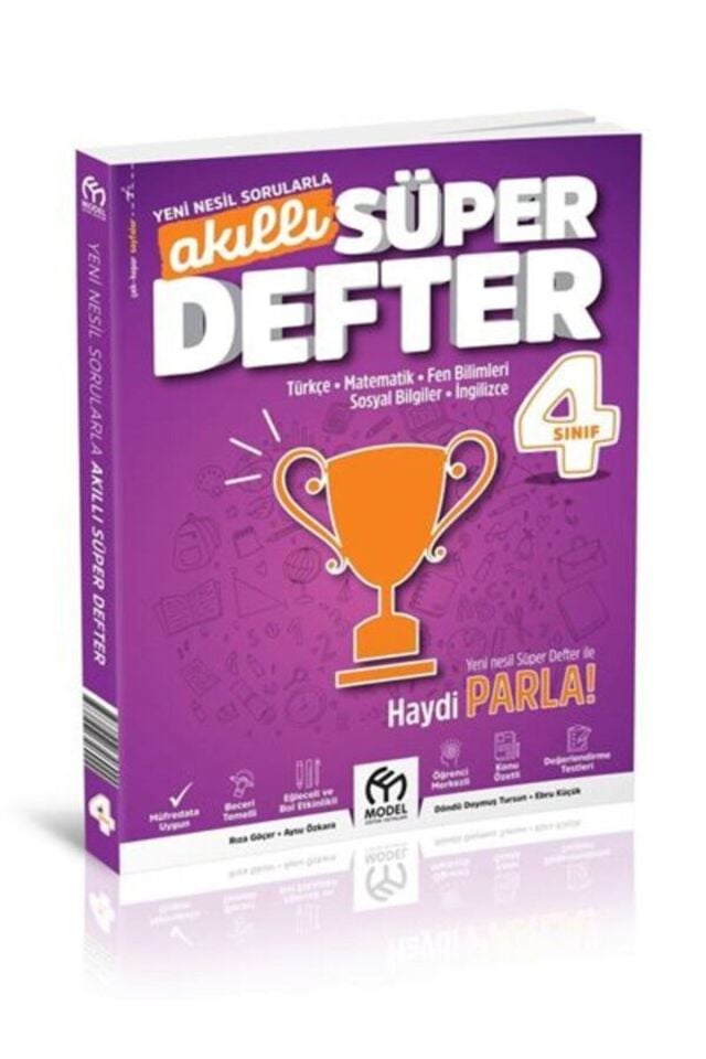 4. Sınıf Akıllı Defter ve Deneme Seti (Akıllı Süper Defter + Jumbo Deneme)