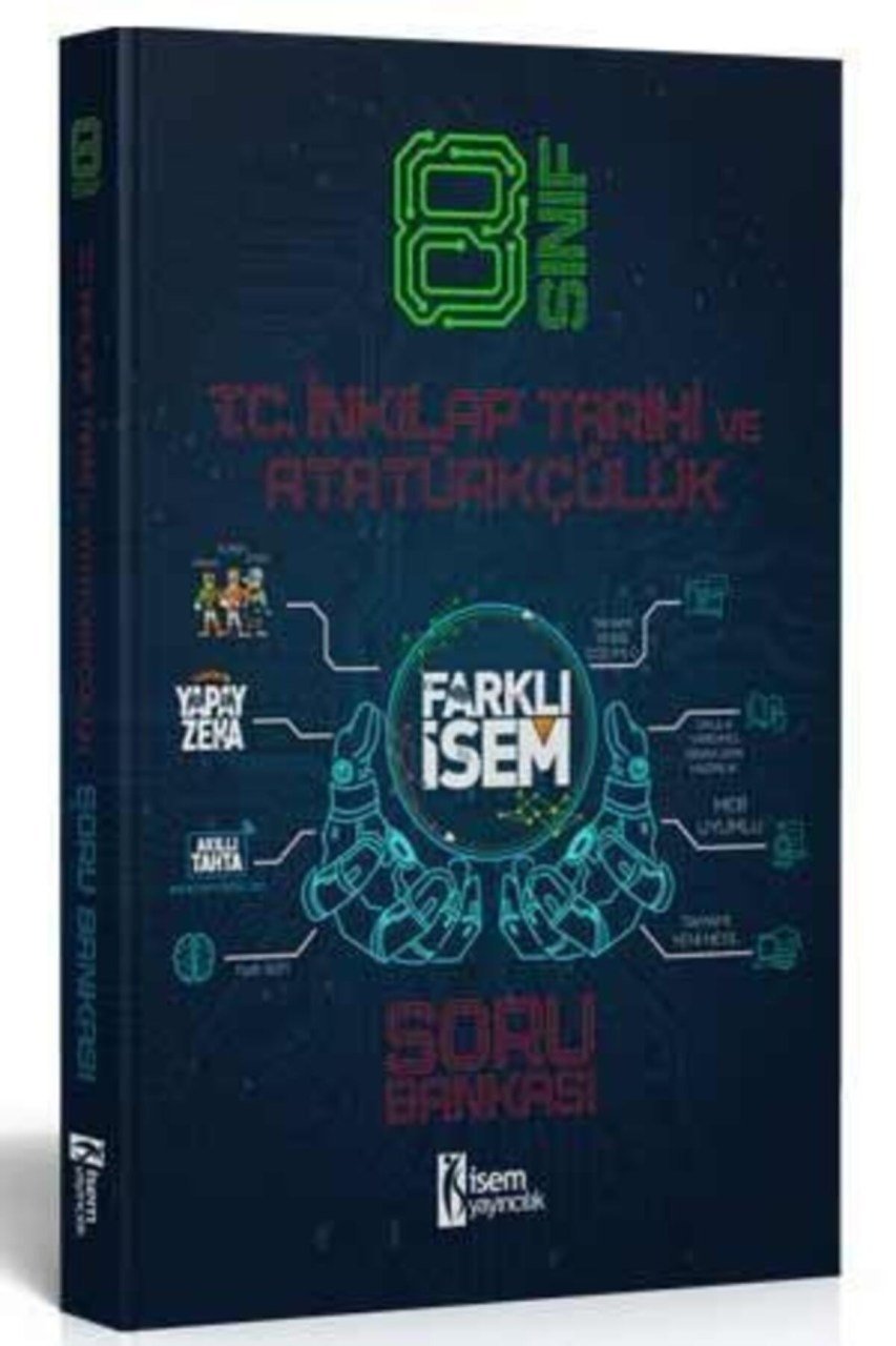 2021 8.sınıf Farklı Inkılap Tarihi Soru Bankası Yayınları
