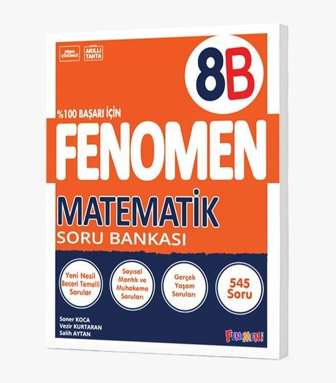 Fenomen Yayıncılık 8. Sınıf Matematik 8B Soru Bankası