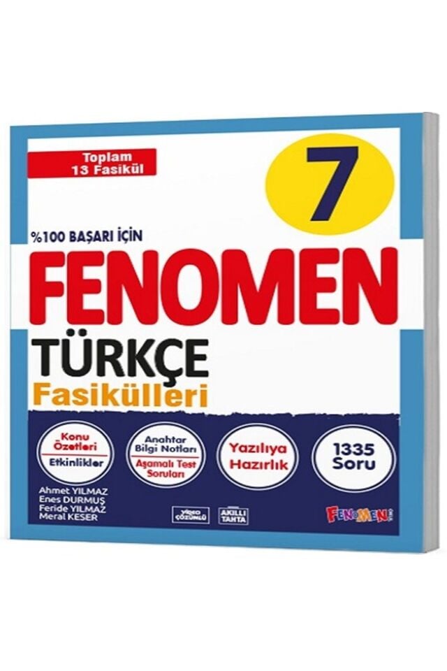 7. Sınıf Fenomen Türkçe Fasikülleri