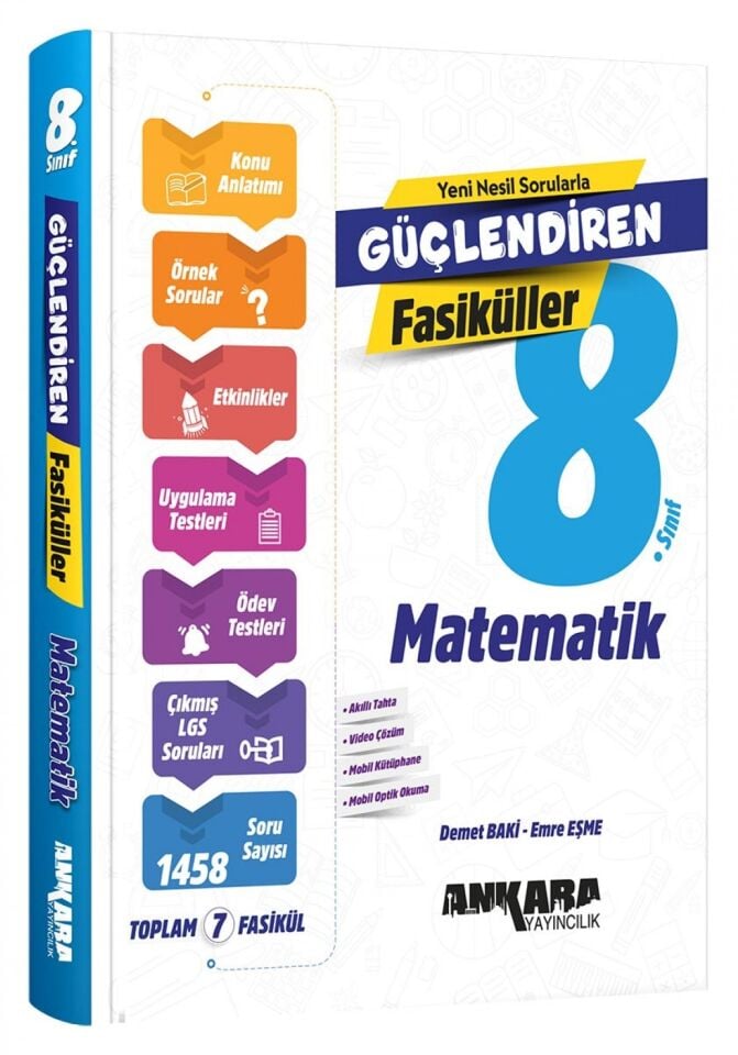 Ankara Yayıncılık 8. Sınıf Güçlendiren Matematik Fasiküller