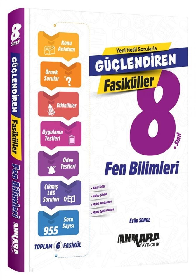 Ankara Yayıncılık 8. Sınıf Güçlendiren Fen Bilimleri Fasiküller