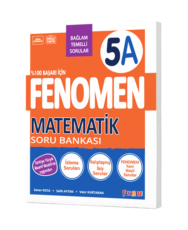 Fenomen Okul Yayınları 5A Matematik Soru Bankası