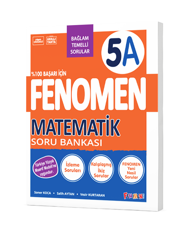 Fenomen Yayıncılık 5. Sınıf Matematik 5A Soru Bankası