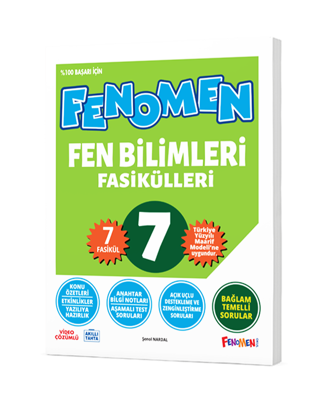7. Sınıf Fenomen Fen Bilimleri Fasikülleri (6 Fasikül)