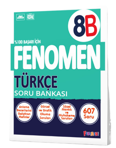 Fenomen Yayıncılık 8. Sınıf Türkçe 8B Soru Bankası