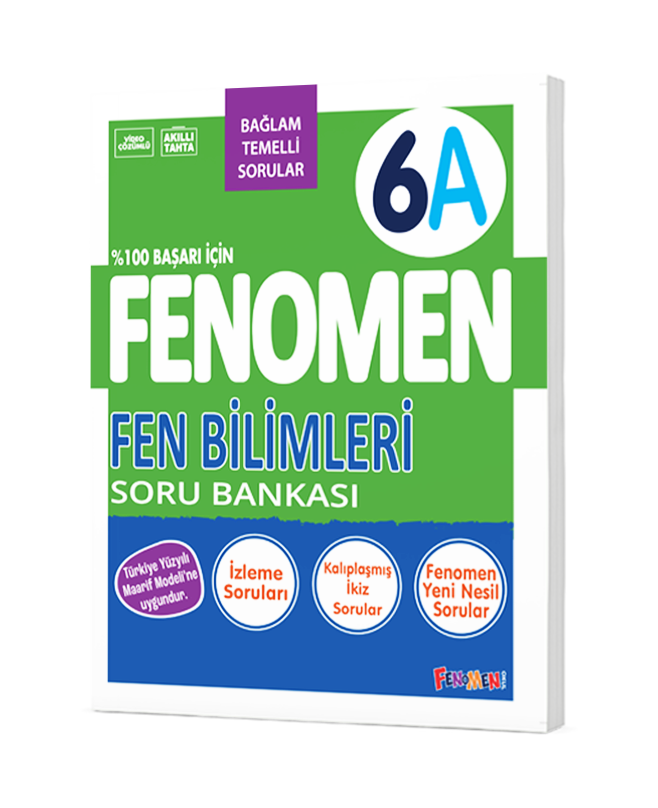 6. Sınıf 6A Fenomen Fen Bilimleri Soru Bankası