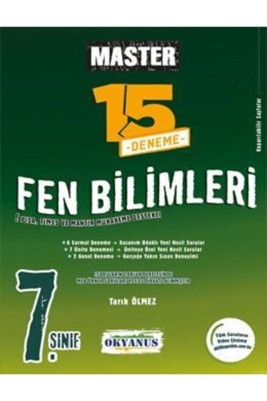 7. Sınıf Fen Bilimleri 15 Master Denemesi