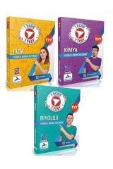 Paraf Yayınları Z Takımı 1 Ders 1 Test Fizik Kimya Biyoloji Video Ders Kitabı 3 Kitap Set