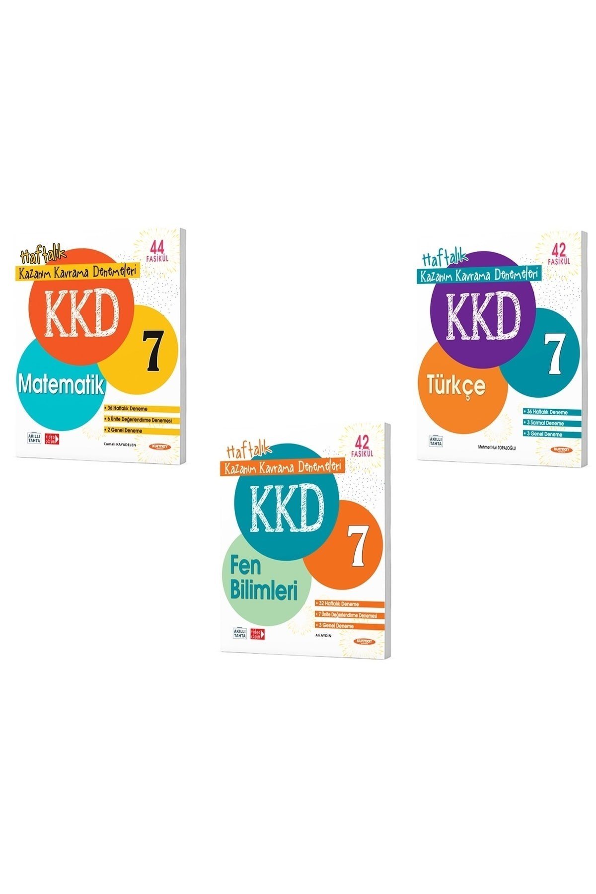 Kurmay 7. Sınıf Matematik Türkçe Fen Kazanım Kavrama Deneme Kkd Seti 2023