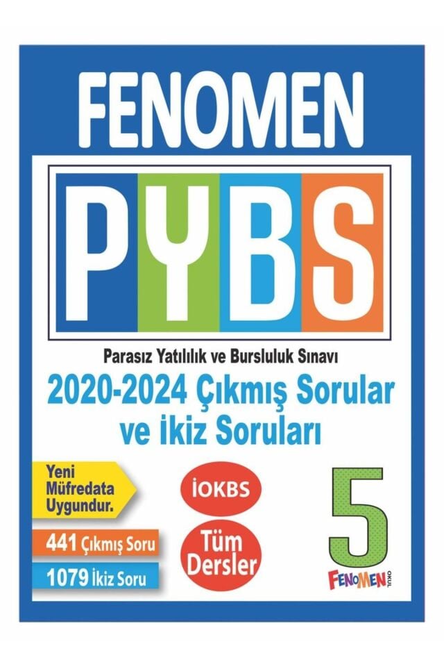 5. Sınıf Fenomen PYBS Çıkmış Sorular