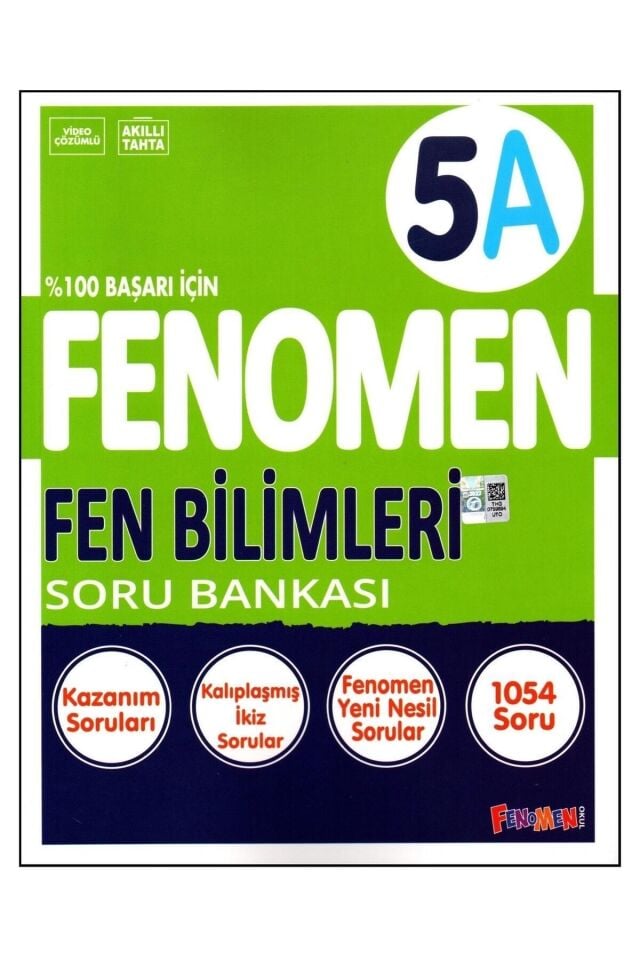 5. Sınıf 5A Fenomen Fen Bilimleri Soru Bankası