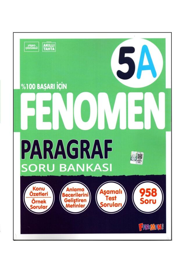 5. Sınıf 5A Fenomen Paragraf Soru Bankası
