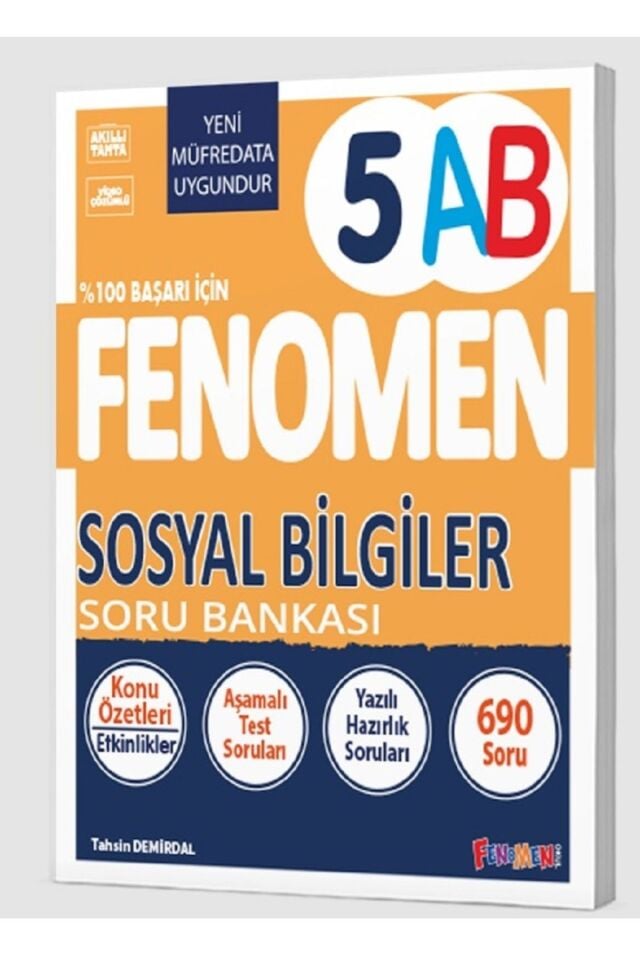 5. Sınıf AB Fenomen Sosyal Bilgiler Soru Bankası