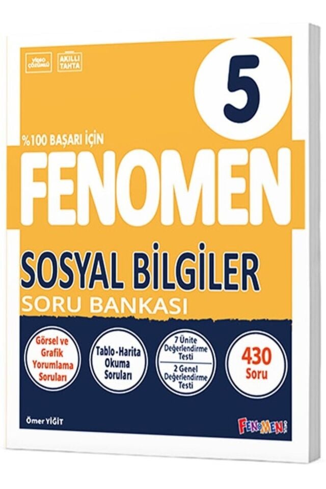 Fenomen 5 Sosyal Bilgiler A-B Soru Bankası Fenomen Yayınları