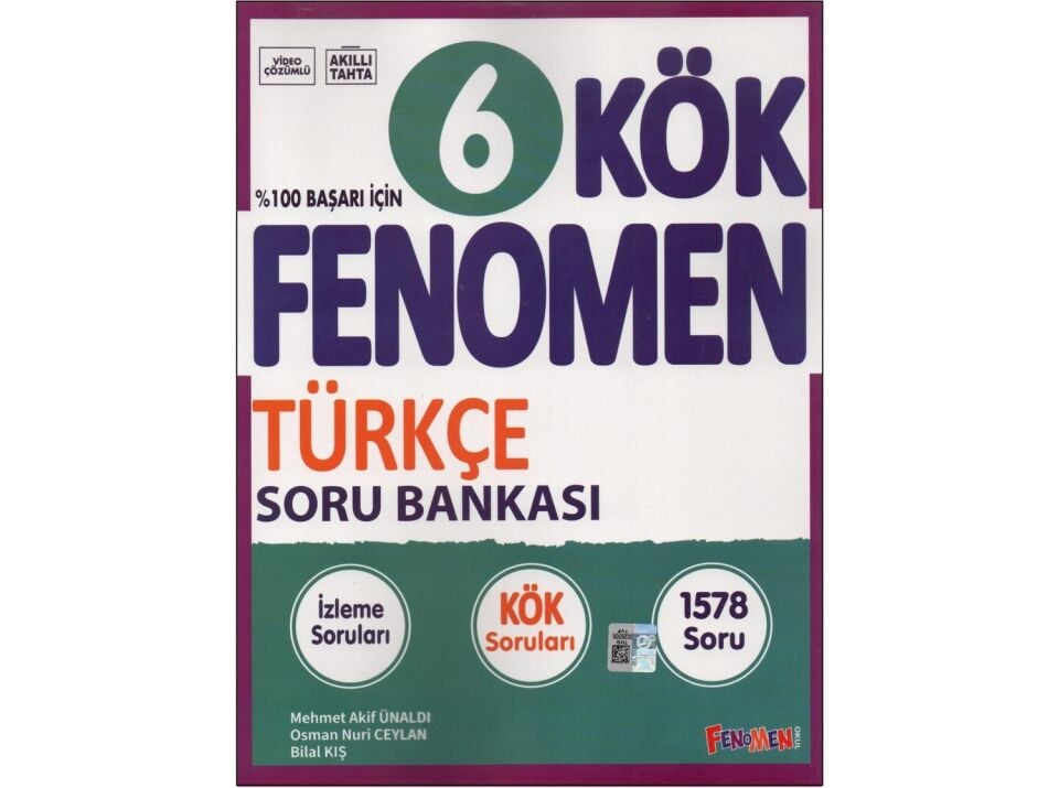 Fenomen 6.sınıf Kök Türkçe Soru Bankası