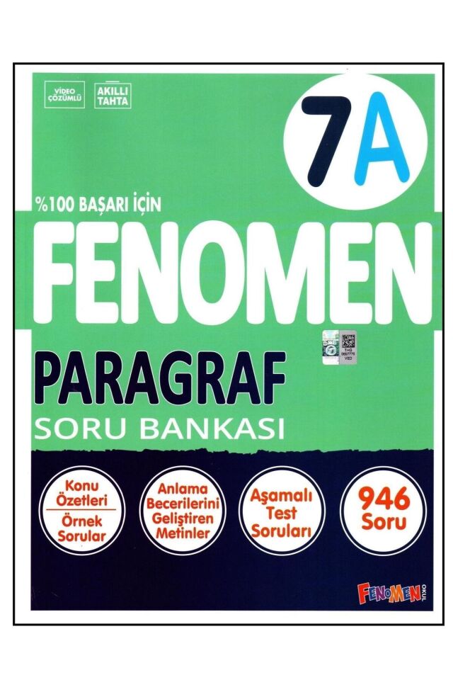 7. Sınıf 7A Fenomen Paragraf Soru Bankası