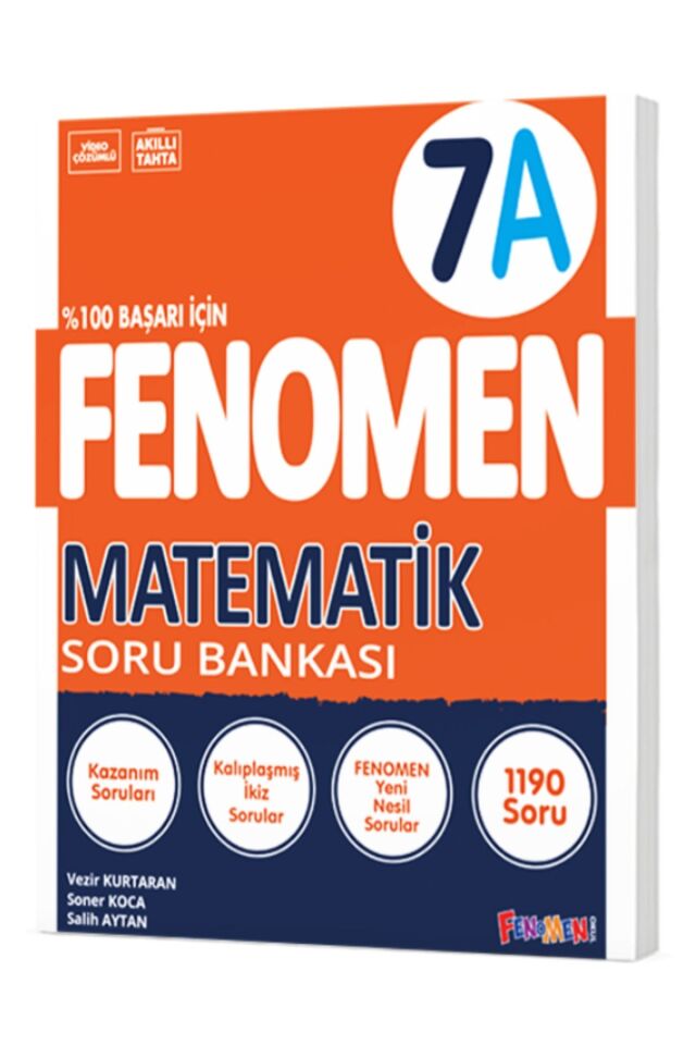 7. Sınıf 7A Fenomen Matematik Soru Bankası