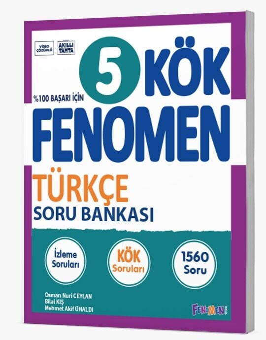 5. Sınıf Kök Fenomen Türkçe Soru Bankası