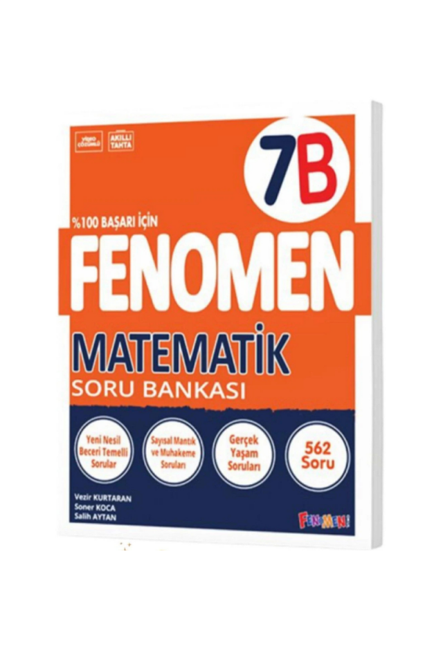 7. Sınıf 7B Fenomen Matematik Soru Bankası