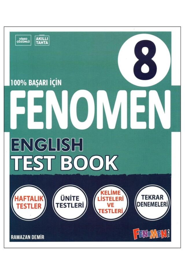 Lgs 8. Sınıf Fenomen English Test Book