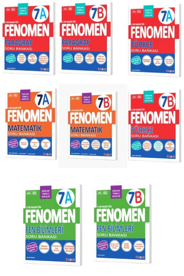 Fenomen Yayıncılık 7. Sınıf Fenomen Soru Bankası Seti