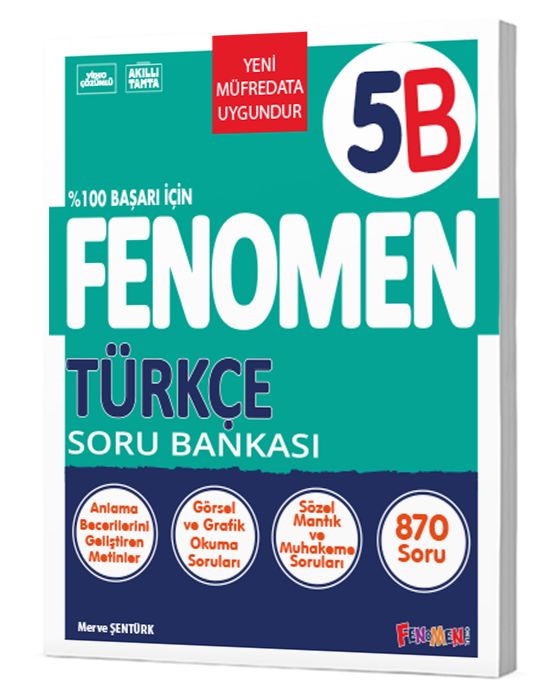 5. Sınıf 5B Fenomen Türkçe Soru Bankası