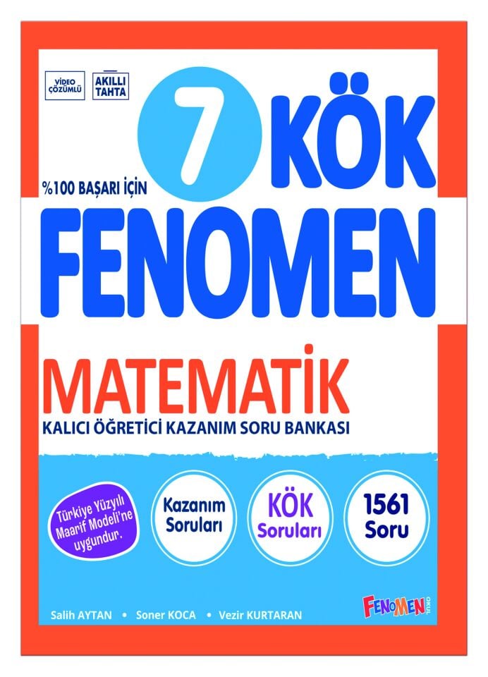 7. Sınıf Kök Fenomen Matematik Soru Bankası