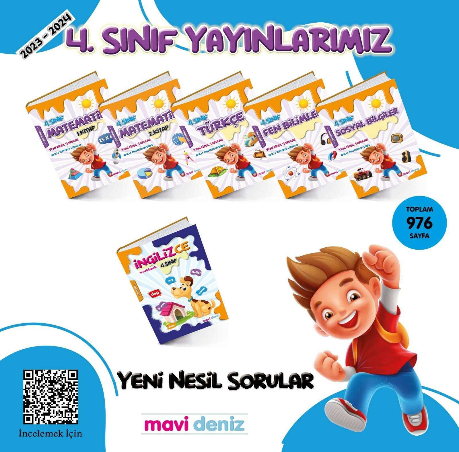 Mavi Deniz Yayınları 4.Sınıf  6'lı Tam Set
