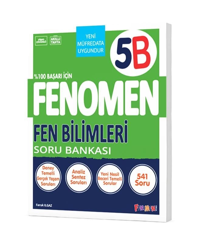 5. Sınıf 5B Fenomen Fen Bilimleri Soru Bankası