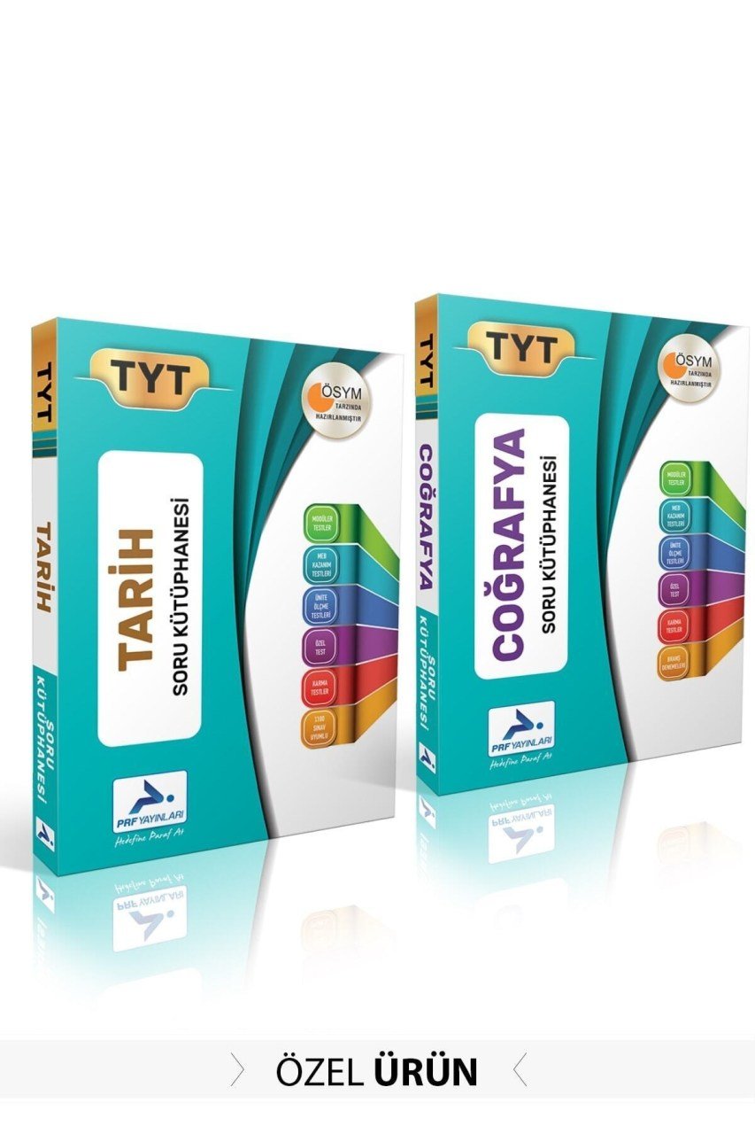 Paraf Yayınları Tyt Tarih Coğrafya Seti 2 kitap