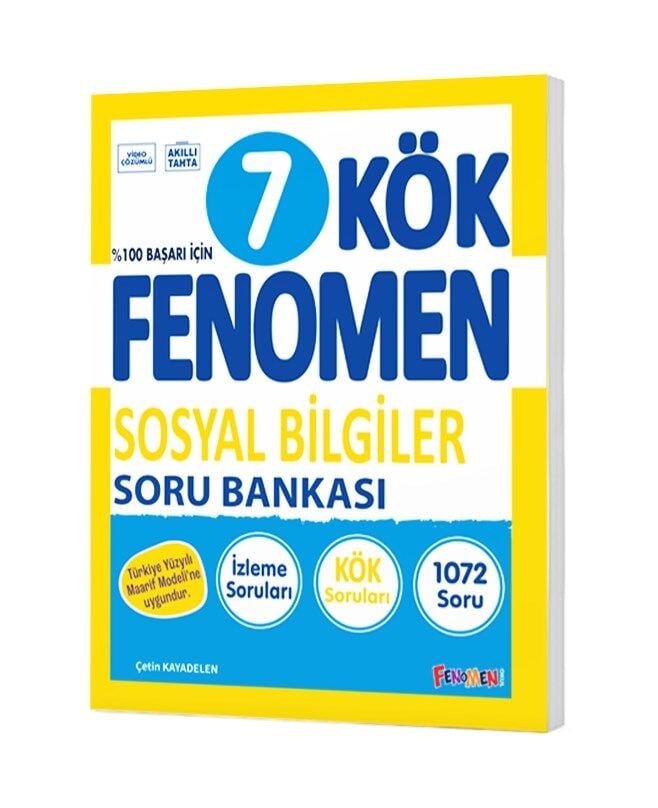 Fenomen Yayıncılık 7. Sınıf Kök Fenomen Sosyal Bilgiler Soru Bankası