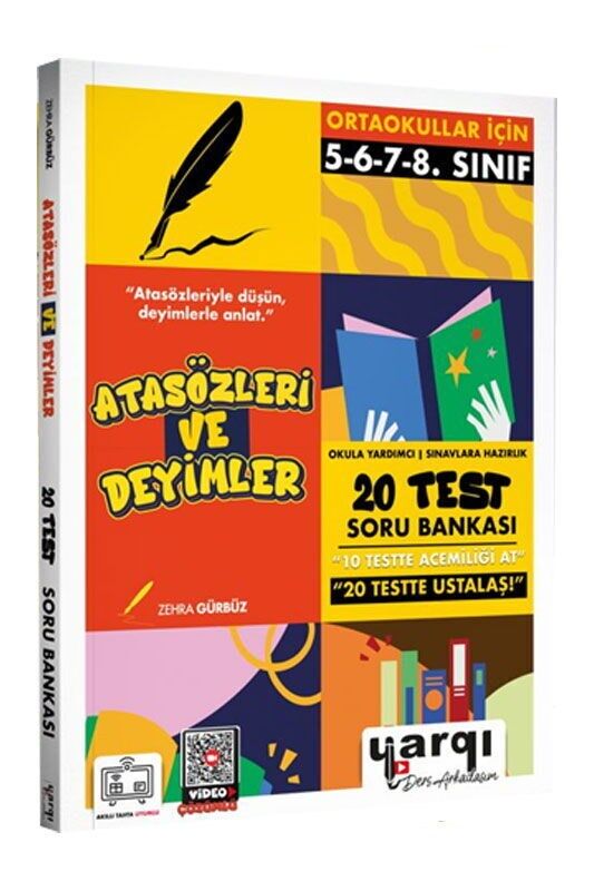 Yargı Yayınları Ortaokul Atasözleri ve Deyimler Soru Bankası