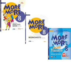 Kurmay More And More 8. Sınıf İngilizce 3'lü Set(Practice-Workseets-TestBook)