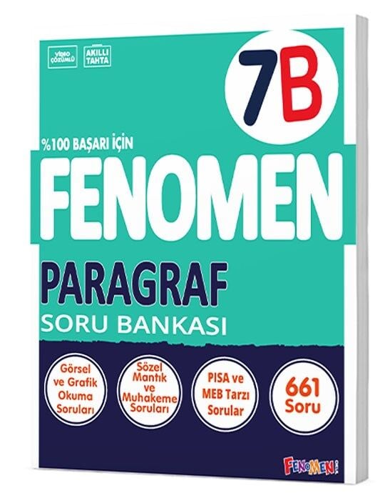 FENOMEN 7. Sınıf PARAGRAF (B) SORU BANKASI 2023